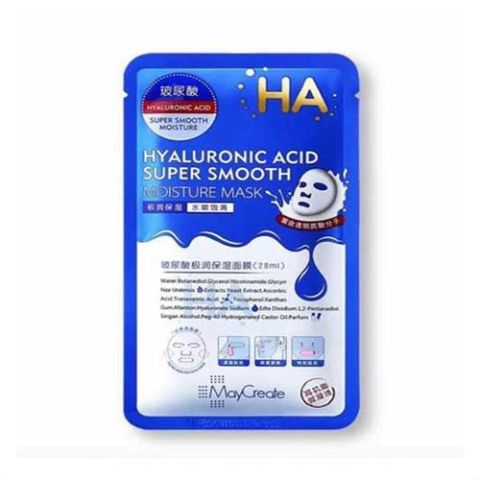 Mặt Nạ MayCreate HA Hyaluronic Acid Super Smooth Moisture